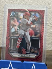 2026 Bowman Chrome JJ Wetherholt Reptilian Red Refractor 4/5