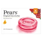 Pears Original Glycerin Soap Bar-Revitalized Glow|With 98%Pure Glycerin 125gm*4
