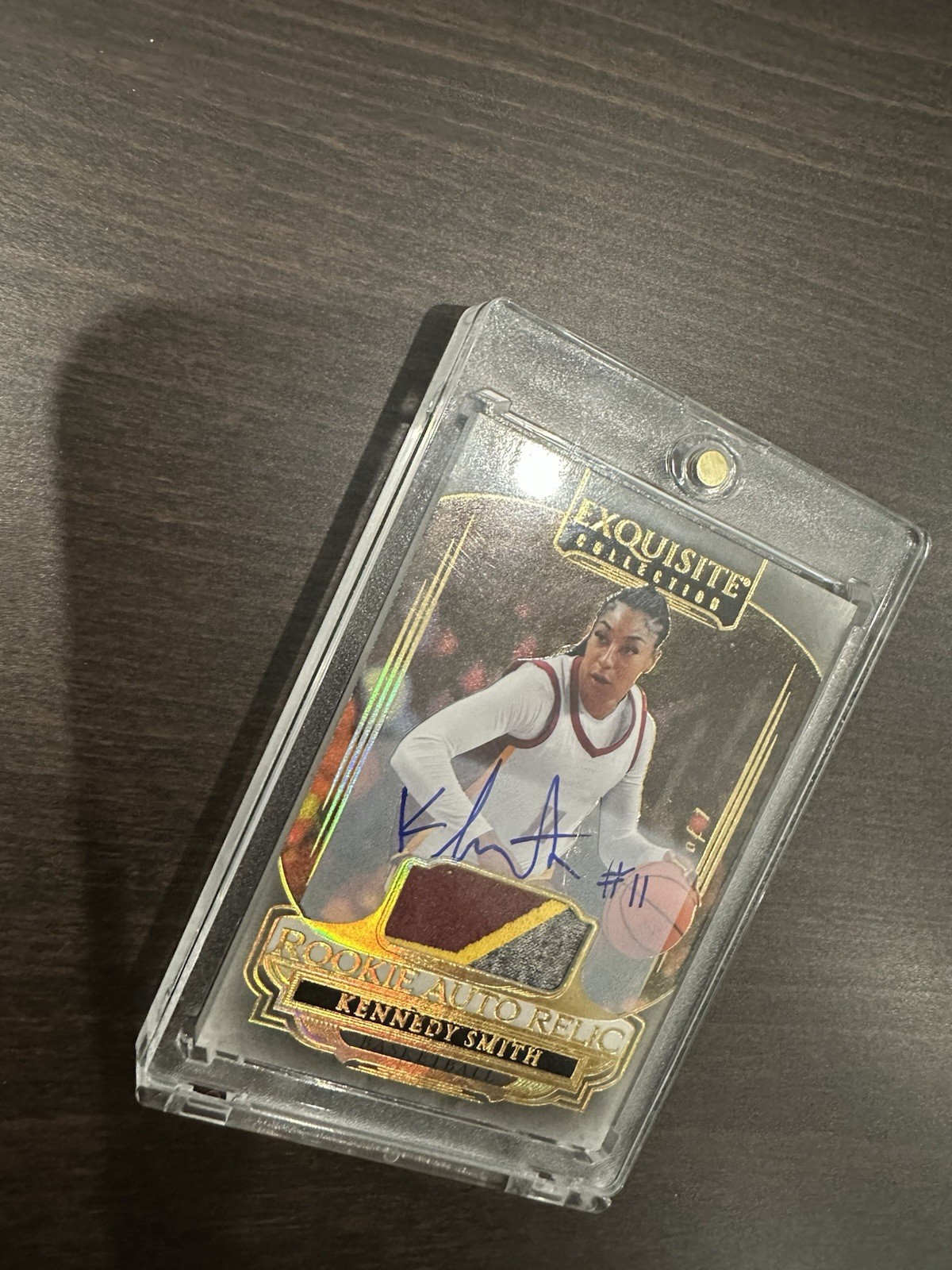 2026 Goodwin Champions Rookie Relic Auto Gold Exquisite RC Kennedy Smith 1/1 UD view 5