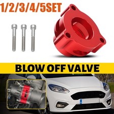 Red Blow Off Valve Adapter Bov For 2014-19 Ford Fiesta St Ecoboost Model1-5set