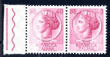 Syracuse Lire 40 Pair Variety Incomplete Print