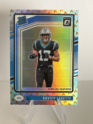 Xavier Legette  Rated Rookie Optic Fire emojis 