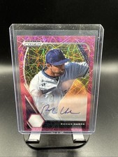 2021 Panini Prizm Draft Rohan Handa #PDP146 Pink Velocity Auto