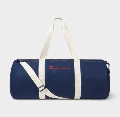 #ad Champion 24quot; Canvas Duffel Navy NEW With Tags $24.95