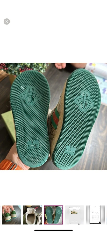 Gucci Toddler Screener Sneakers - Image 2 of 4
