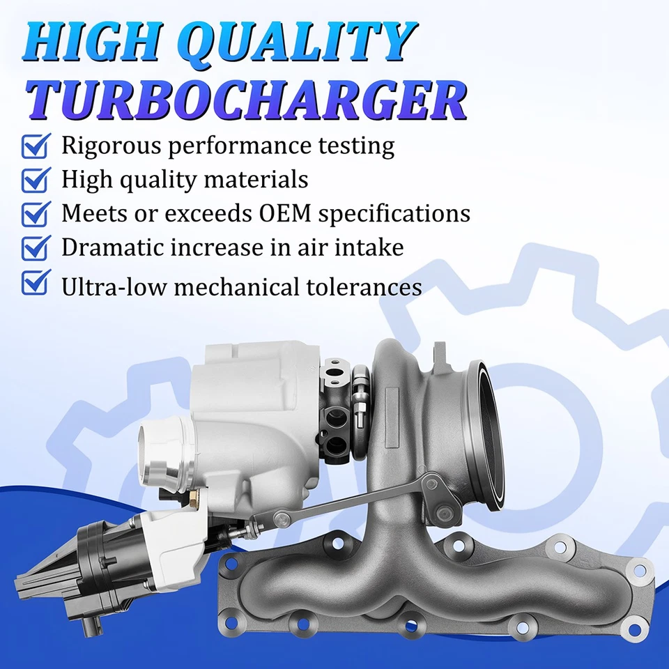 Turbocharger For 2012-2018 BMW 320i 328i 528i X1 X3 Z4 F30 N20 N26 2.0L Turbo Foto 3 de 4