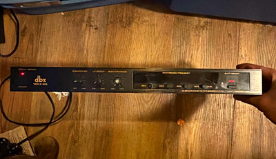 dbx 120X-DS Digital Subharmonic Synthesizer 2-Ch 1U Rack Bypass Black