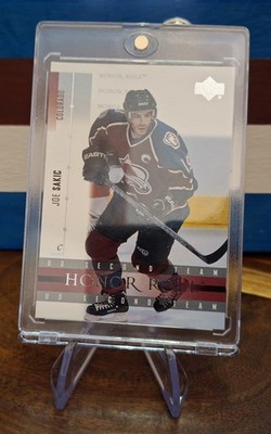 Joe Sakic, #44, Colorado Avalanche, Upper Deck, 2002, Honor Roll