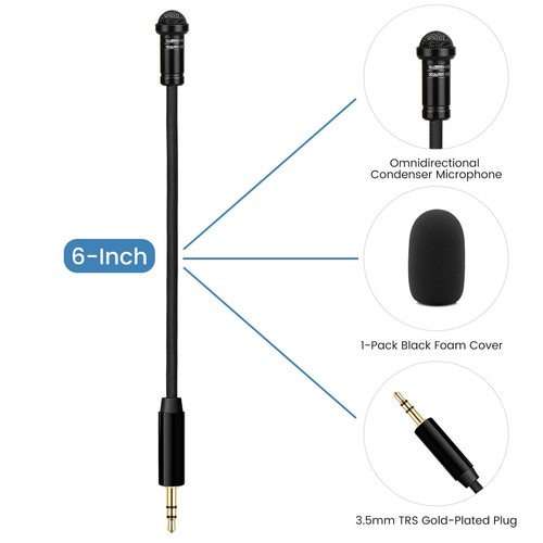 Handheld Lavalier Microphone Compatible with DJI Mic 2 / Mic 1 Wireless Micro... - Picture 6 of 7