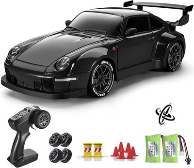 RC Drift Car Pro Upgraded with Gyro, 1:24 Full Proportional Remote Control Ca...