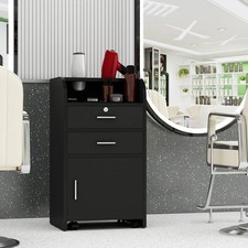 Hair Styling Station Barber Salon Cabinet Bea...