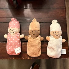 Plush Dolls from Basket of Babies Creative Minds 9" Learning Montessori Lot Of 3