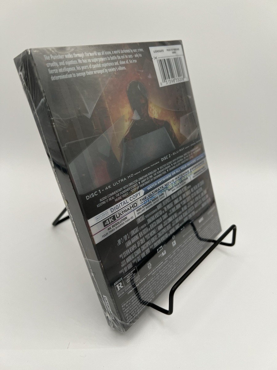 新品 パニッシャー 4K ULTRA HD 米国限定デザイン スチールブック The Punisher 4K UHD+Blu-ray+Digital Limited Edition