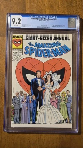 The Amazing Spider-Man Annual #21 - 1987 CGC 9.2. Peter Parker Marries Mary Jane