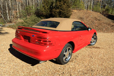 Robbins Ford Mustang Convertible Top 94-95 Saddle Brown Sailcloth Vinyl New 6211