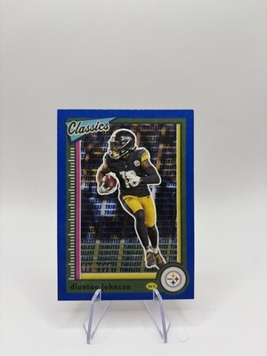 2022 Panini Classics - Diontae Johnson #83 Timeless Tributes Light Blue /125