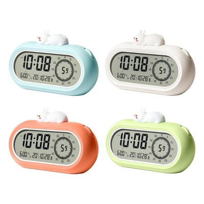 Soft Glows Kids Digital Alarm Clock Study Tool Kitchen Visual Timer Nightlight