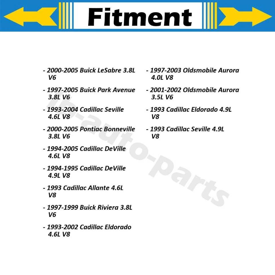 Линия переднего тормозного шланга 2x подходит для Cadillac Seville 1993 4,9 л - Изображение 2 из 4