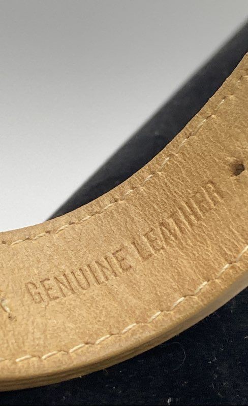 DKNY 18mm Rectangular Quartz Designer Leather Ban… - image 5