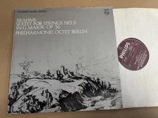 SAL 3763 Brahms Sextet For Strings No.2 Op. 36 Philharmonic Octet Berlin P/S