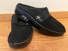 Orthopädische Slipper Unisex mit Luftpolster | Bequeme Mesh Schuhe mit Klett