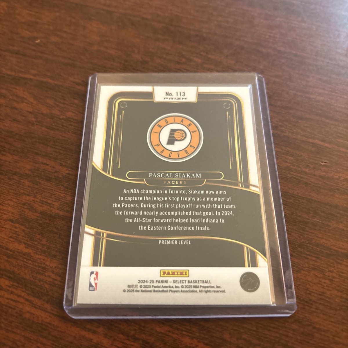 Pascal Siakam Prizm Gold RC Auto 10枚限定 Pascal Siakam Prizm Gold RC Auto 10枚限定 2024-25 Select