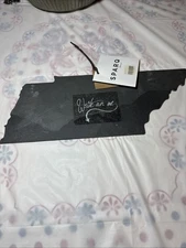 PV08488 New Slate 14" Hanging Chalkboard State Of Tennessee.