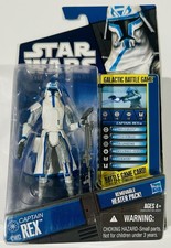 2010 Star Wars Clone Wars Captain Rex Action Figure CW12 Cold Weather Gear MOSC