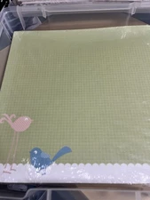 Stampin Up NURSERY NEST 12 X 12" DSP Retired 12 full sheets  Baby