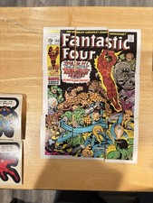 Marvel Comic Book Heroes 1974 Topps Fantastic Four Puzzle Set of 9 Cards MT
