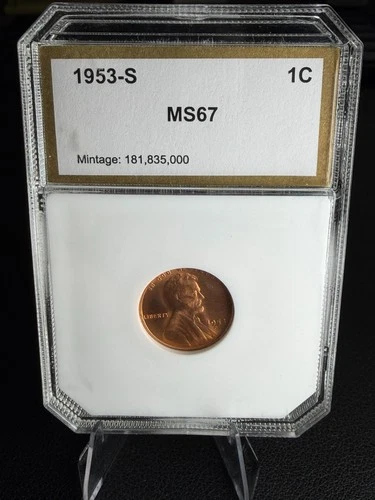 1953-S 1C Lincoln Cent PCI