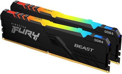 Kingston Fury Beast RGB 32GB 2x16GB DDR4 3200MHz CL16 RAM KF432C16BB1AK2/32 RGB