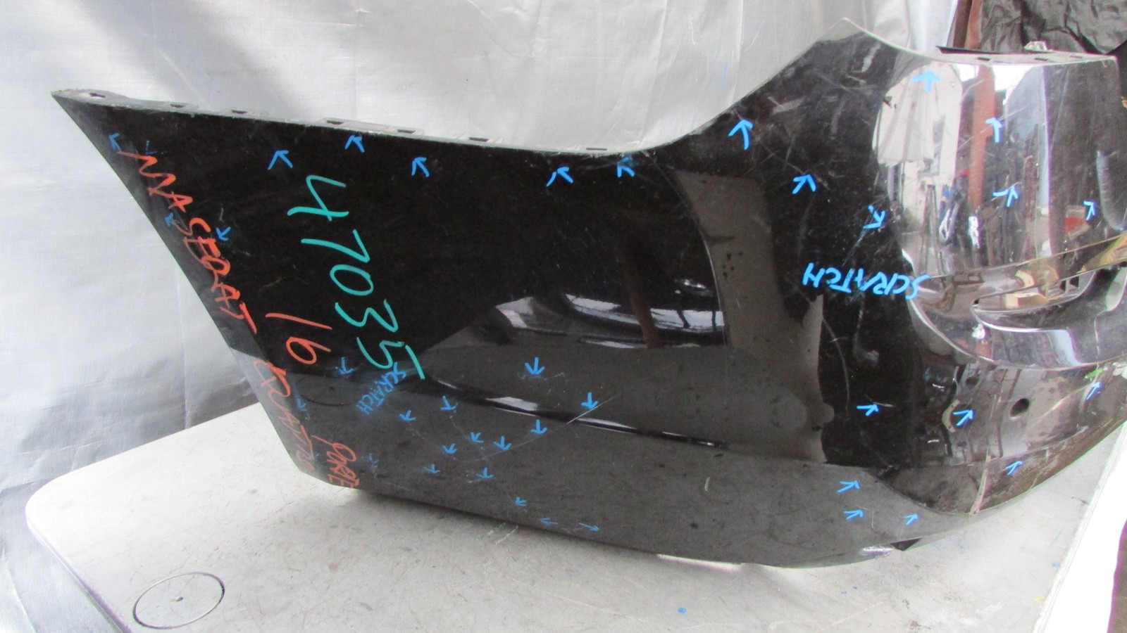 2014-2020 MASERATI QUATTROPORT Bumper Cover - Rear OEM NO SHIPPING 47035