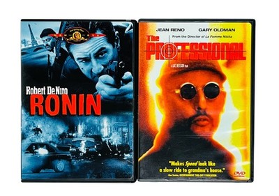 Ronin Robert DeNiro The Professional Jean Reno Gary Oldman DVD Action Lot of 2