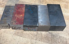 h 13 Machine shop cut offs tool steel flat bar square stock lot 27.5 lbs