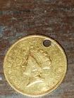 1855 Indian Princess Head (Small Type) $1 Gold Coin***Estate Item***