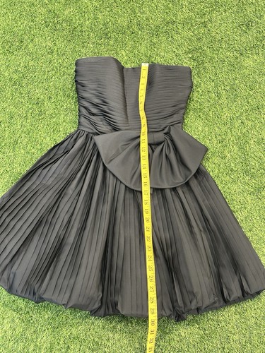 Mini Vestido de Cóctel Vintage 6 Negro Julie Duroche After Five Colección Años 80 - Imagen 6 de 11