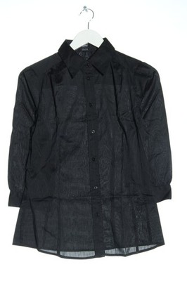 ESPRIT Blusenkragen Damen Bluse Gr. DE 38 schwarz Business-Look