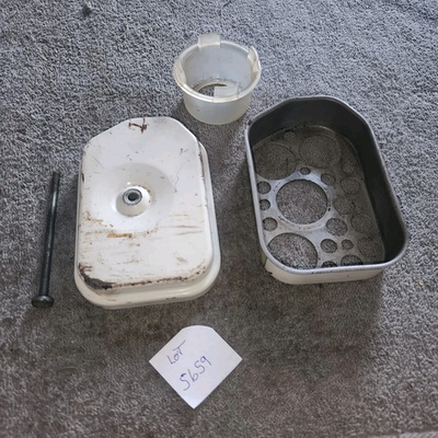 #ad #ad VINTAGE BRIGGS STRATTON 3.5HP ENGINE PARTS ACCESSORIES METAL AIR FILTER ASSEMBLY $21.99