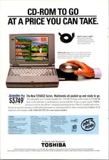 Toshiba T2150CD Series Vintage Print Ad