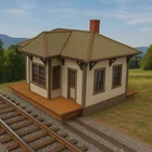 SMALL COUNTRY DEPOT 1:48th O Scale KIT