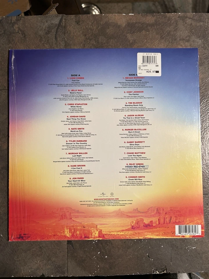 Jason Aldean Highway Desperado White Vinyl & Now That’s What I Call Country 17 Foto 4 de 4