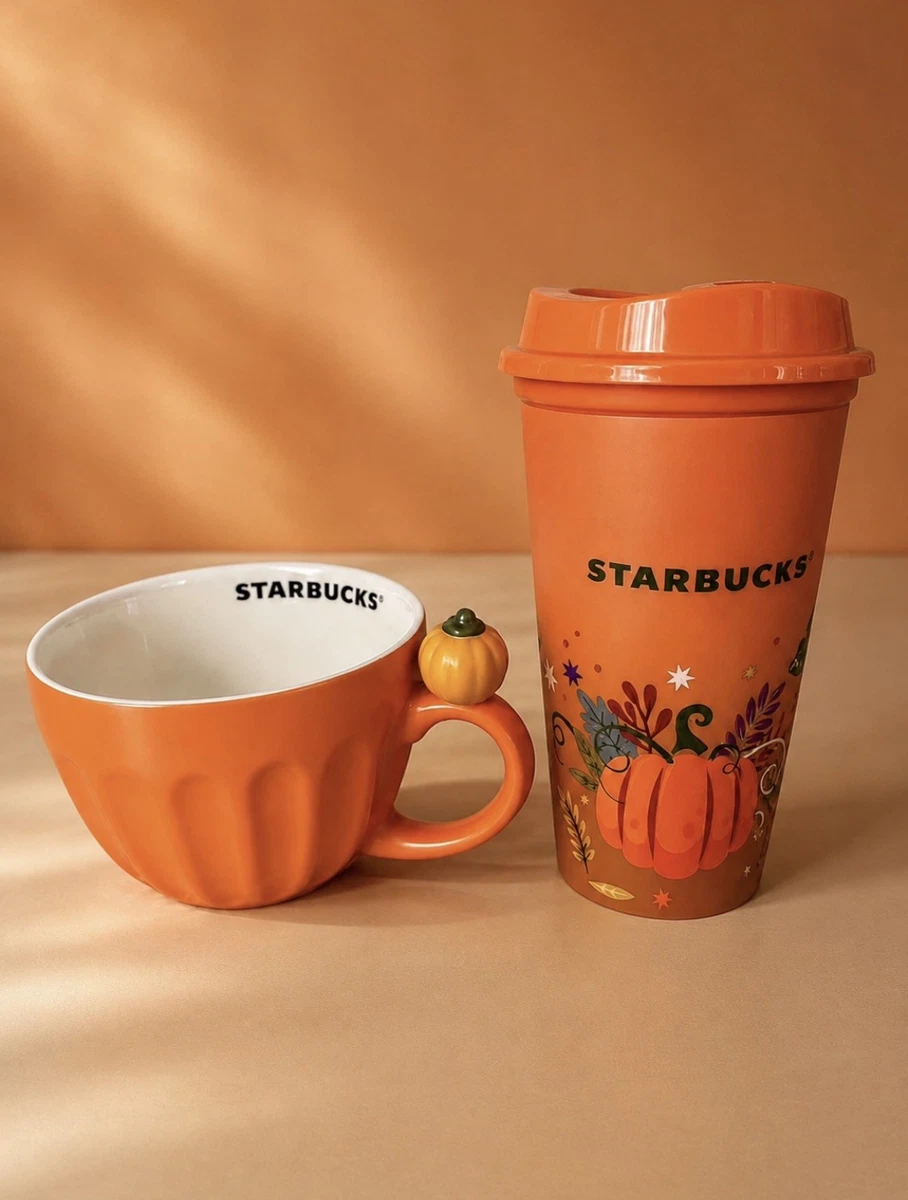 Starbucks Tasse Halloween 🎃 🎃Kürbis am Henkel 2026 NEU 1 Becher gratis