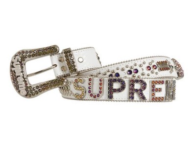Supreme BB Simon Belt White Size L/XL SS20 Preowned | eBay