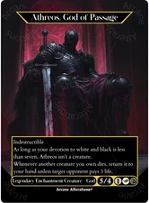 Athreos, God of Passage - Full Art Altered Art Custom Proxy Cards