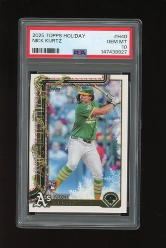 2025 Topps Nick Kurtz PSA 10