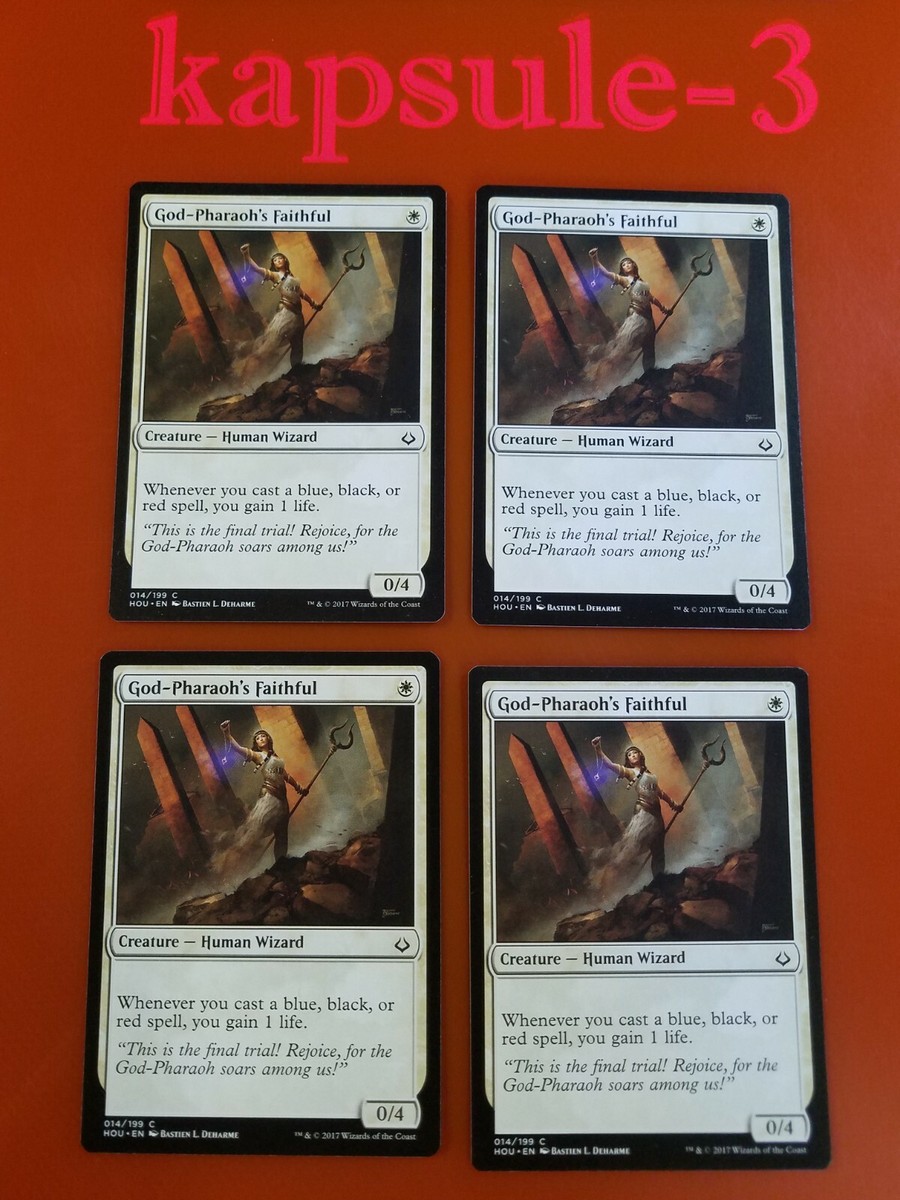 mtg hour of devastation god cards Zealot of the God-Pharaoh [Hour of Devastation] main image 0