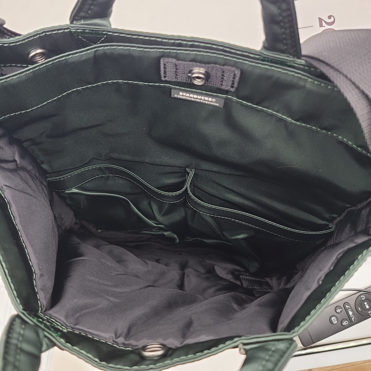 Starbucks Japan x PORTER Coffee Bean Shape Drum Bag Dark