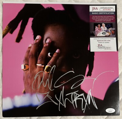 DENZEL CURRY SIGNED TA1300 12x12 PHOTO - JSA COA