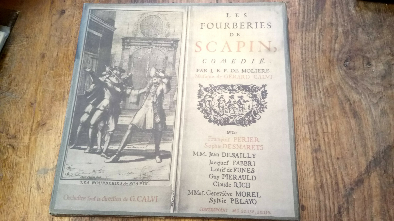 The Tricks Of Scapin Molière Music Gérard Calvi Box Set 2 Vinyls 33 RPM